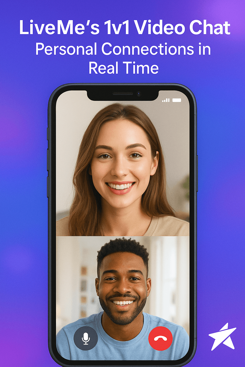 LiveMe's 1v1 Video Chat: Personal Connections in Real Time